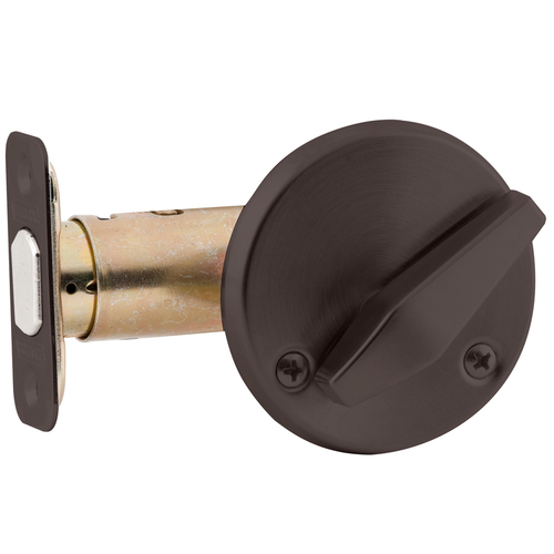 Schlage B580F613 Grade 2 Fire Rated Turn Only Deadbolt with 12294 Latch and 10094 Strike Oil Rubbed Bronze Finish